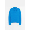 SUNFLOWER BLUE CHENILE POLO
